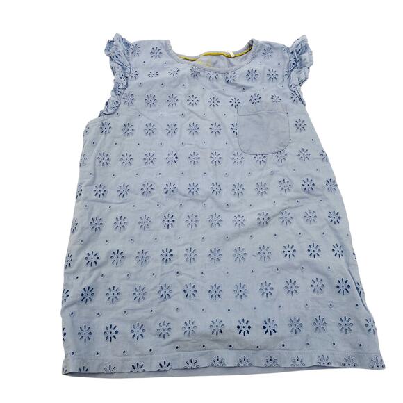 Mini Boden Blue Embroidered top - Picture 2 of 4